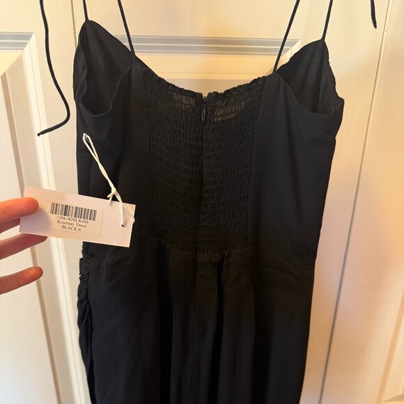 NWT Reformation Kourtney Dress Black - Size 6 - Picture 6 of 6